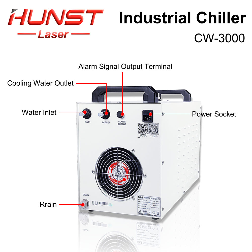 HUNST S&A CW3000 промышленный  – обзор и цена Laser Industrial Chiller