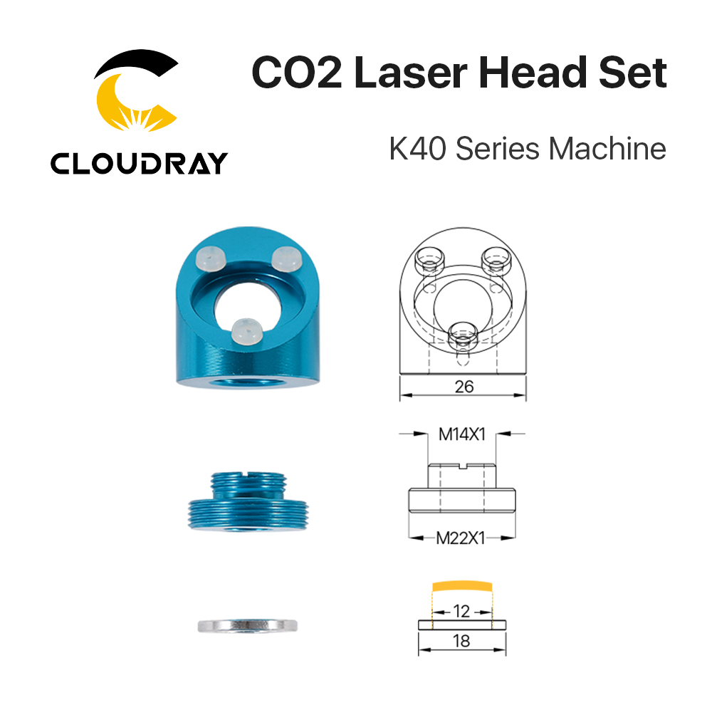 Лазерная головка Cloudray CO2  – обзор и цена Co2 Laser Mirror