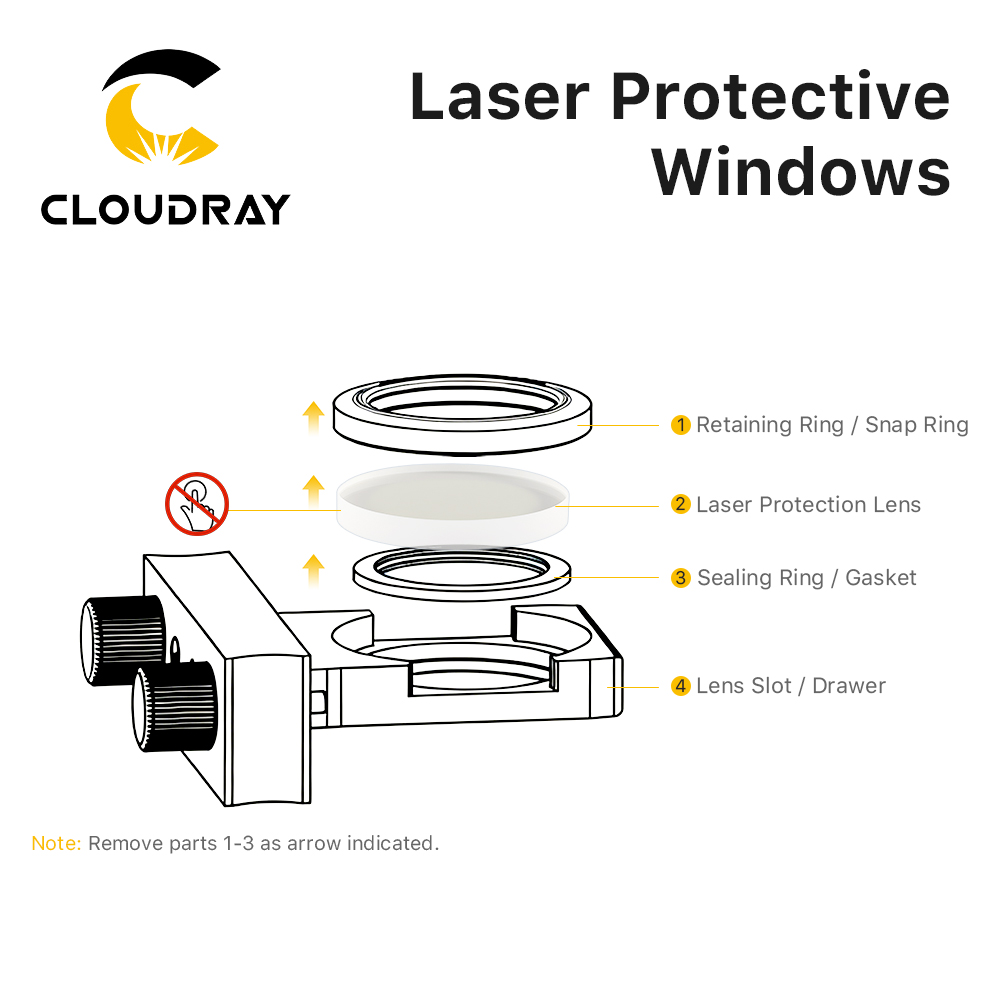 Cloudray 10 шт. защитных оконн – обзор и цена Co2 Laser Mirror